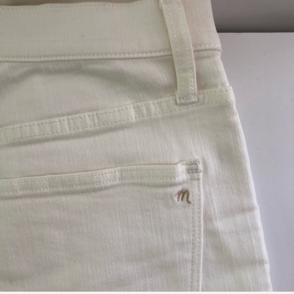 Madewell | Skinny Skinny Off-White Denim Jeans - Picture 8 of 10